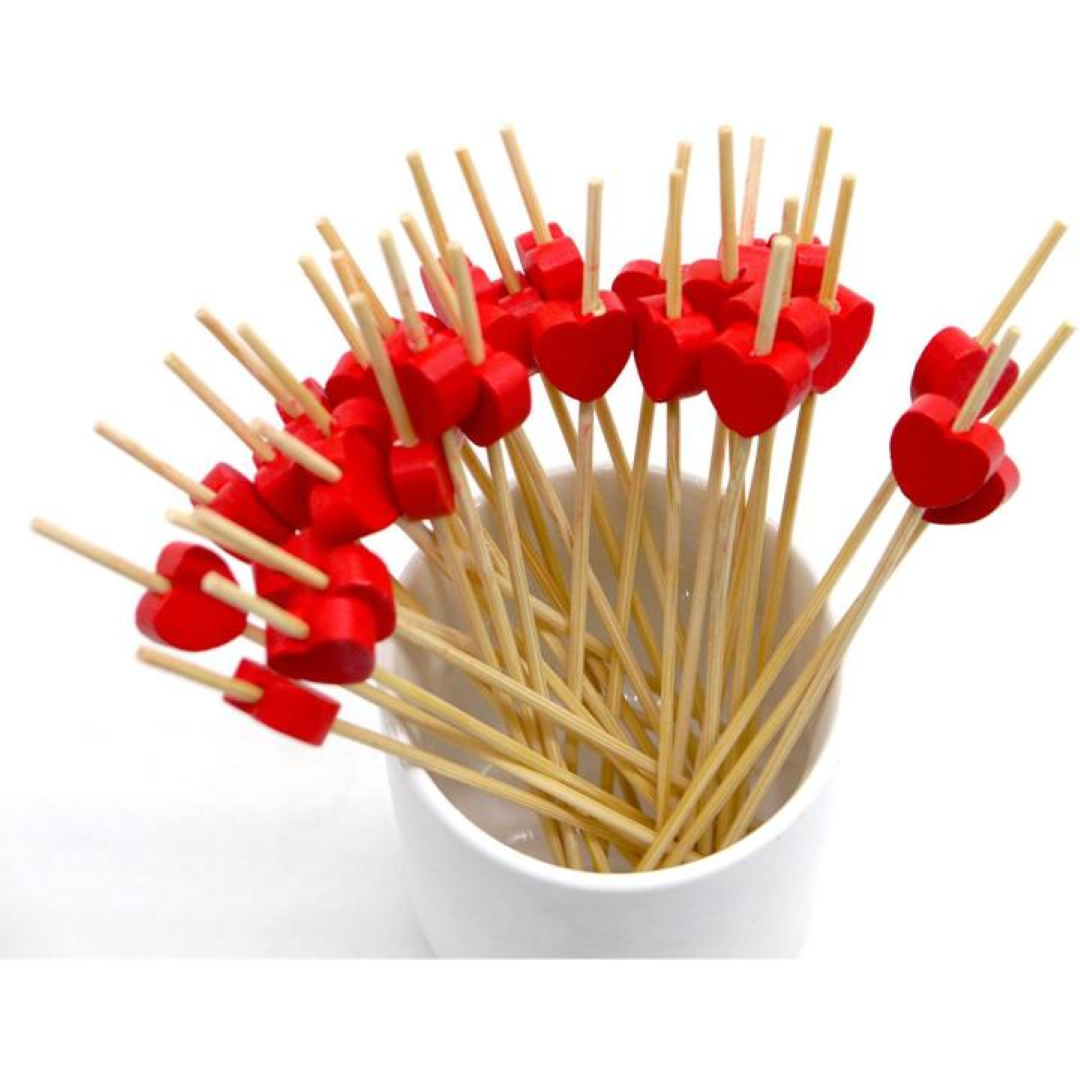 TOOTHPICK WARM HEART SHAPE 139275